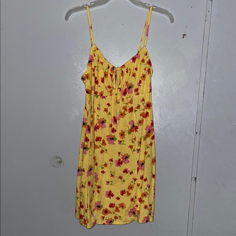 Floral Yellow Sundress